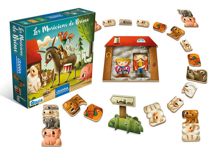 materiel jeu Les Musiciens de Breme