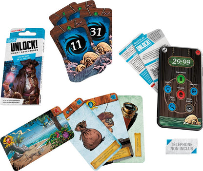 materiel jeu Unlock Short Adventures Les Secrets de la Pieuvre