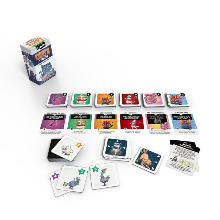 materiel  jeu chats de poche