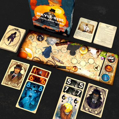 materiel jeu jekyll & hyde vs scotland yard