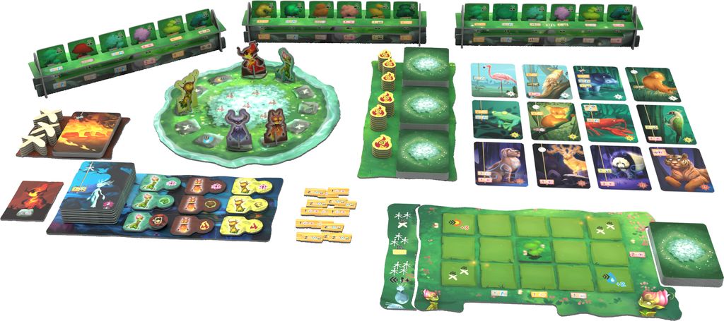 matériel boite jeu living forest kodama