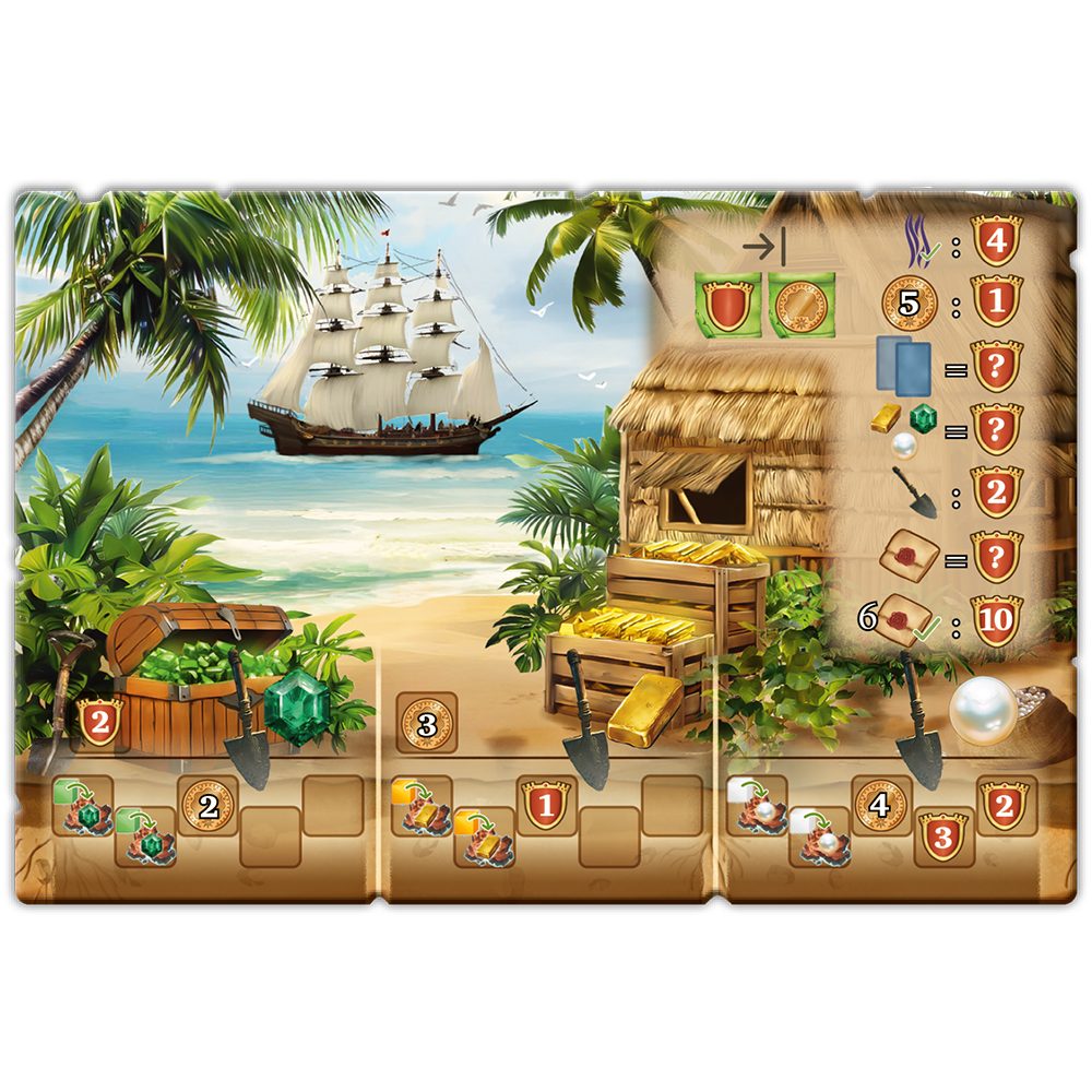 plateau jeu pirates de Maracaibo