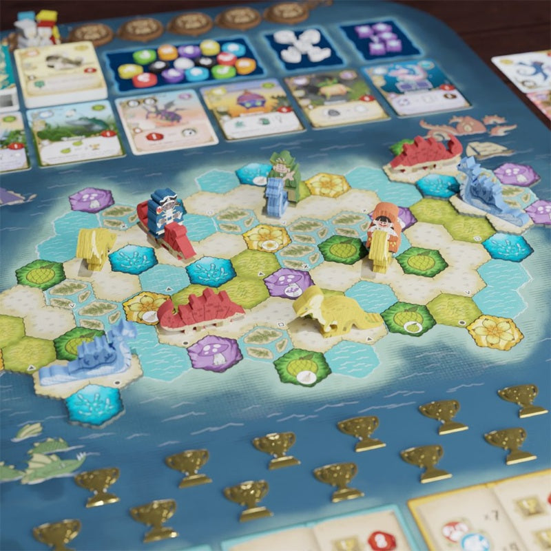plateau Boite jeux de societe wondrous creatures