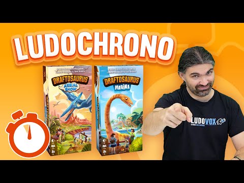 Video jeu Draftosaurus extension Arial Show et Marina