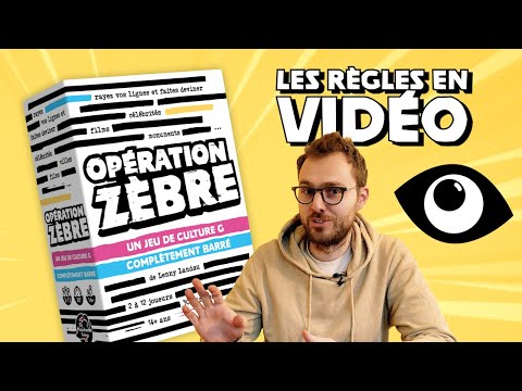 vidéo  jeu opération zèbre