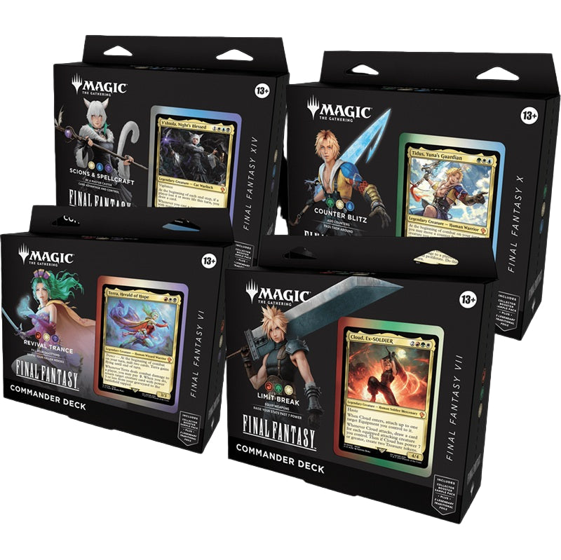 tcg magic Final Fantasy lot 4 deck EN